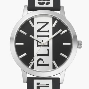 PHILIPP PLEIN SPORT Legend Three-Hand Quartz Silicone Strap Watch 41mm